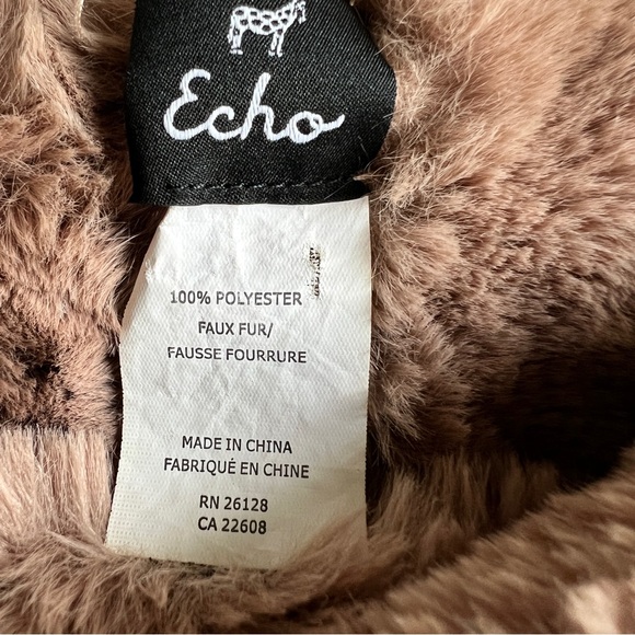 Echo scarf faux fur scarf, fake fur scarf, plush scarf, infinity scarf - Picture 6 of 7